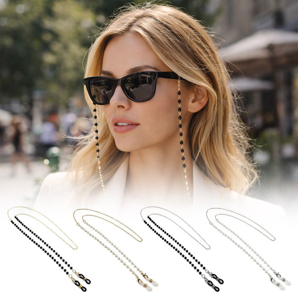 Mask Chain Holder - حامل نظارات أنيق مزين بالخرز على